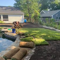 Installing new sod